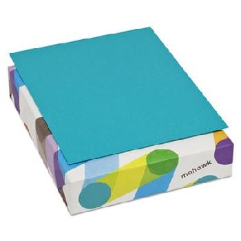 Mohawk® BriteHue™ Sea Blue Vellum 65 lb. Cover 8.5x11 in. 250 Sheets per Ream